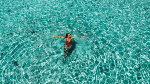 Türkises Meer auf den Malediven