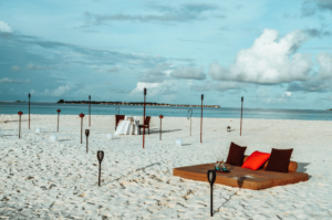 Private Insel auf den Malediven